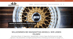 Desktop Screenshot of mainhattan-wheels.de