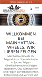 Mobile Screenshot of mainhattan-wheels.de